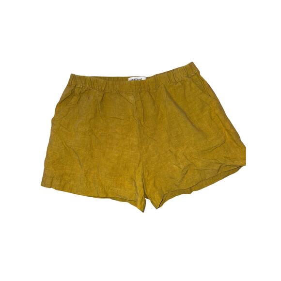 eve gravel Pants - Eve Gravel Eve by the sea olive green women's linen shorts size large size